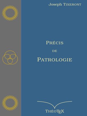 cover image of Précis de Patrologie